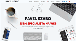 Desktop Screenshot of pavelszabo.cz